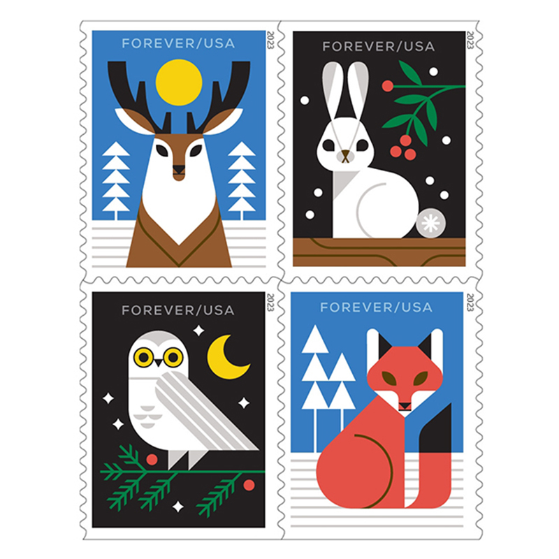 Winter Woodland Animals   2023