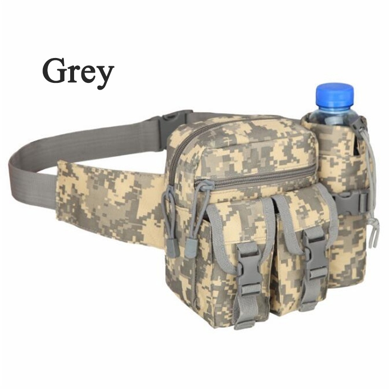 Men's Tactical Casual Fanny Waterproof Pouch Waist Bag Packs Outdoor Military Bag