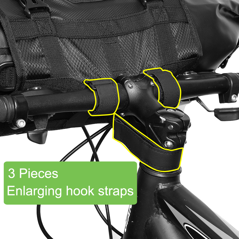 Bike Bicycle Bag 2 IN 1 Waterproof Large Capacity 3L/7L/10L/15L/20L MTB Road Handlebar Front Bag Pouch Pannier Bike Accessories
