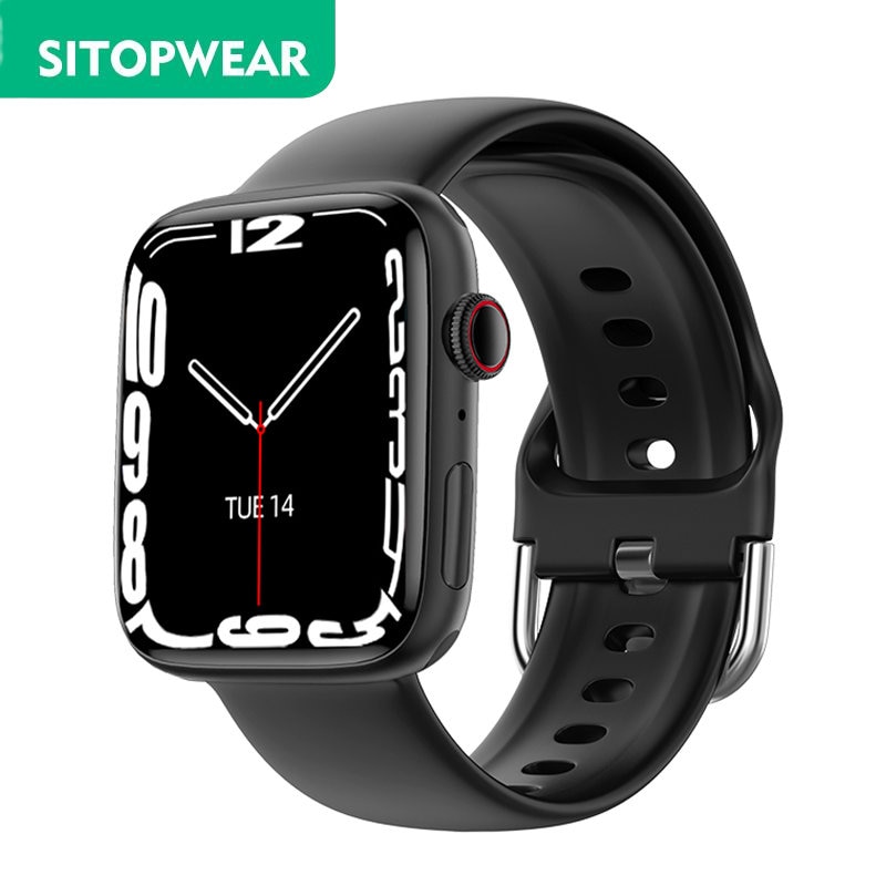 Men Women Smart Watch Bluetooth Calls Smartwatch Heart Rate Monitor Sport Fitness Bracelet Custom Watch Face Wireless Charging